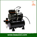 single cylinder piston compressor with tank